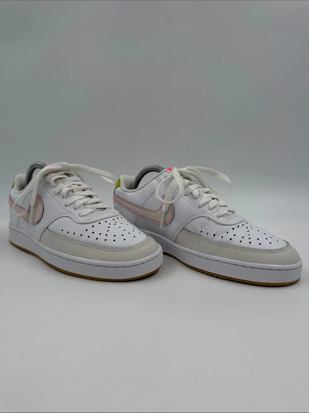 Nike Court Vision Low 'White Pink' (Style Code: FJ4569-100) Women's Size 8.0